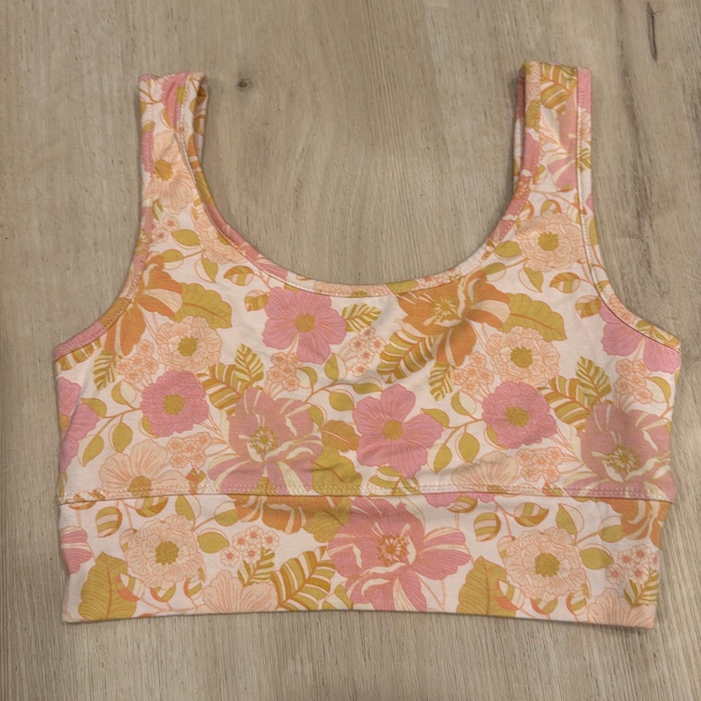 🌸Z Supply 🌸 Modal Lounge Vintage Floral Bralette🌸